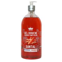 Gel douche surgras 1L - Santal