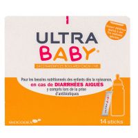 Ultra Baby poudre antidiarrhéique 14 sticks