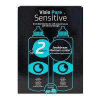 Visio Pure Sensitive solution lentilles 2x100ml