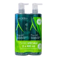 Phys-Ac gel moussant purifiant 2x400ml