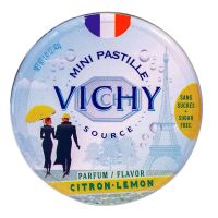 Mini pastilles Vichy citron sans sucre 40g