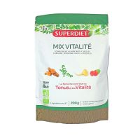 Mix Vitalité poudre bio curcuma spiruline maca acerola 200g