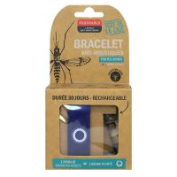 Bracelet bleu marine anti-moustiques adulte