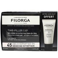 Time-Filler 5XP gel crème correction toute ride 50ml + Sleep Peel crème offerte