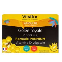 Apiculte gelée royale formule Premium bio 2500mg 20 ampoules