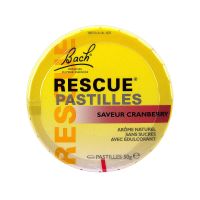 Rescue pastilles saveur cranberry 50g