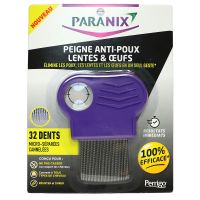 Peigne anti-poux lentes et œufs