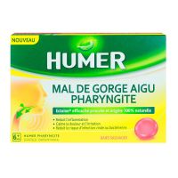 Mal de gorge aigu pharyngite Humer