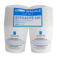 2 déodorants roll-on 24h