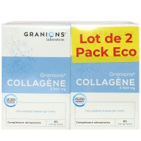 Collagène marin type I 2500mg 2x60 comprimés