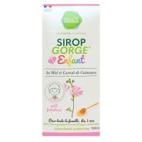 Sirop gorge enfant miel et extrait de guimauve dès 3 ans 125ml