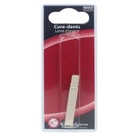 Cure-dents lame argent