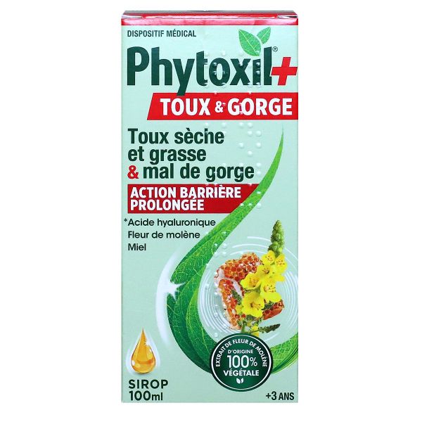 Phytoxil+ sirop toux et gorge 100ml