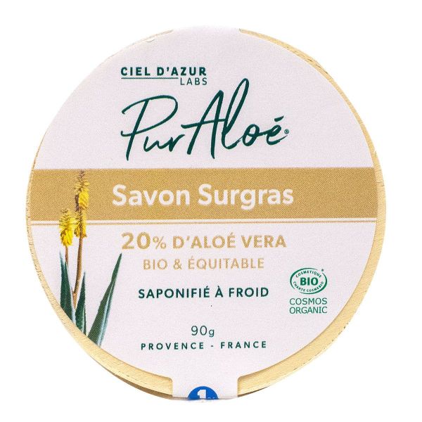 Savon Aloe Vera bio surgras 90g