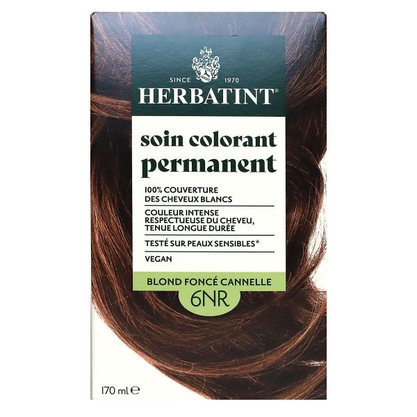 Soin colorant permanent Blond foncé cannelle 6NR 170ml