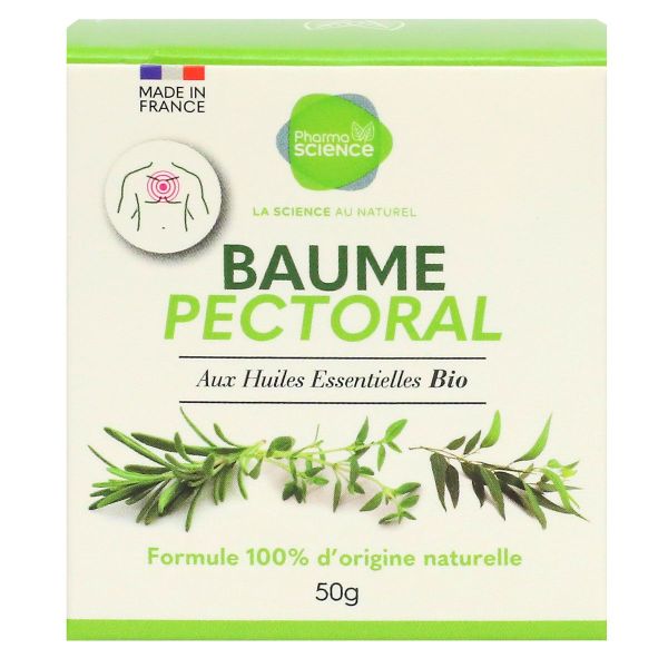 Baume pectoral huiles essentielles bio 50g