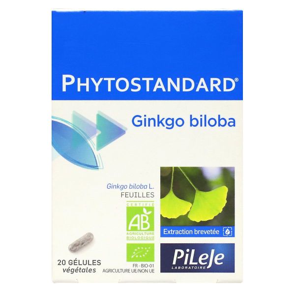 Phytostandard Ginkgo Biloba 20 gélules