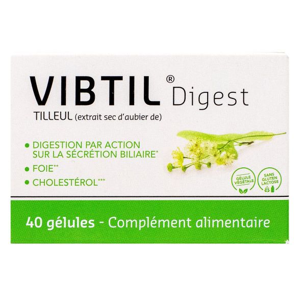 Vitbil Digest tilleul 40 gélules