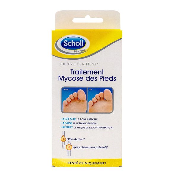 Experttreatment mycoses des pieds stylo 4ml et spray 10ml Scholl