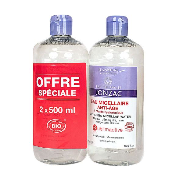 Sublimactive eau micellaire anti-âge 2x500ml