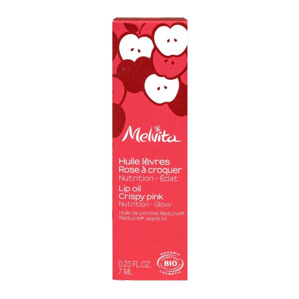 huile lèvres nutrition bio éclat teinte Rose à croquer 7ml