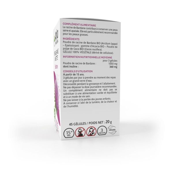 Arkogélules bardane bio 45 gélules