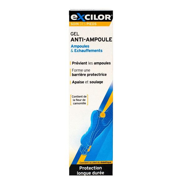 Excilor gel antiampoule Vemedia prévient les ampoules et forme une