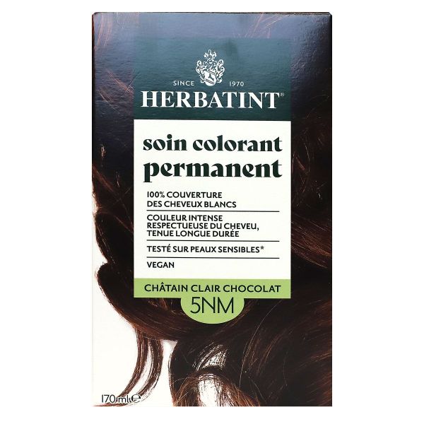 Soin colorant permanent châtain clair chocolat 5NM 170ml