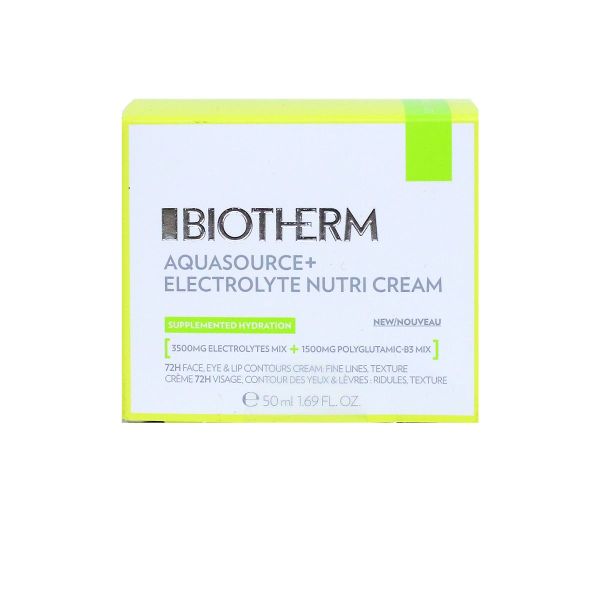 Aquasource+ Electrolyte Nutri Cream visage lèvres yeux 50ml