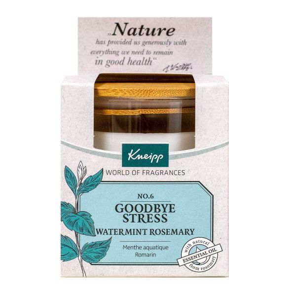 Goodbye Stress bougie romarin et menthe aquatique