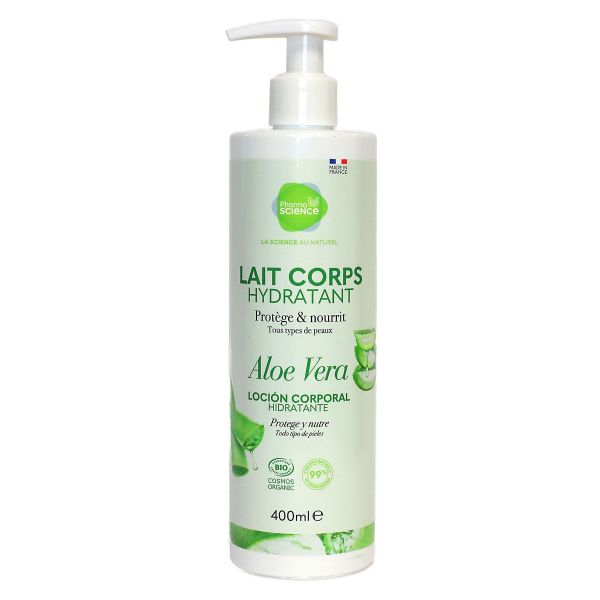 Lait corps hydratant aloe vera bio 400ml