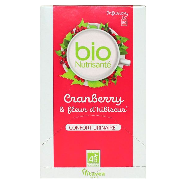 Infusion cranberry & hibiscus bio 20 sachets
