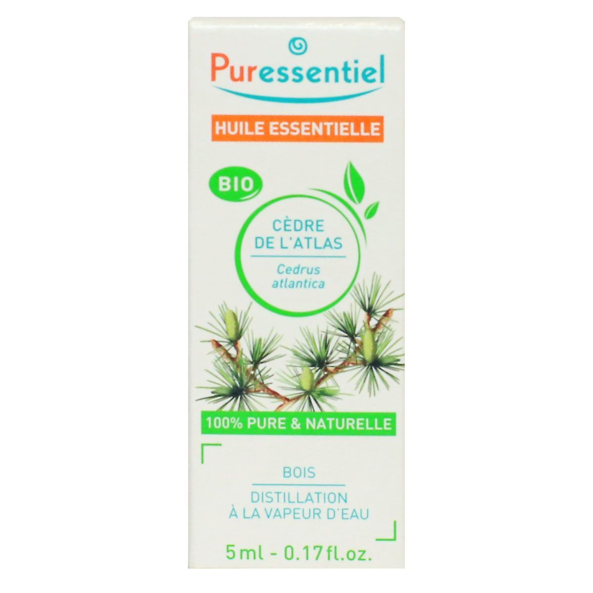 Huile Essentielle De Cèdre De L'Atlas Pure - Flacon 100 Ml - 100% Naturelle, Origine France