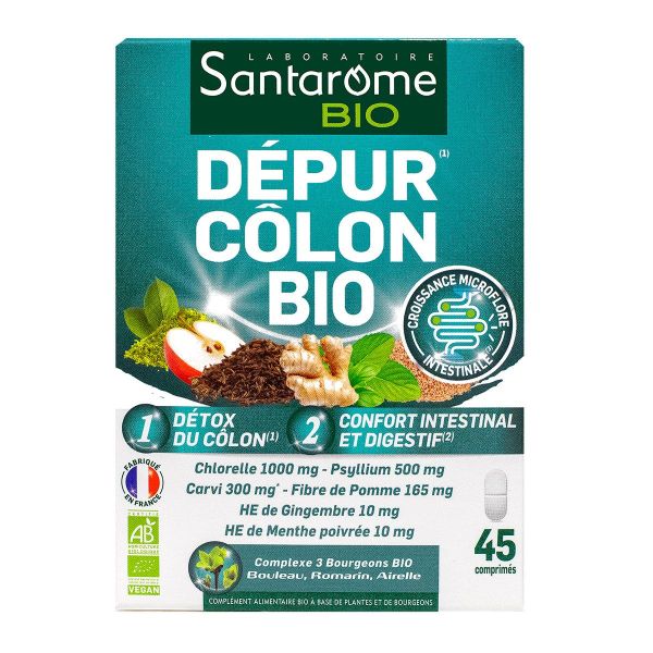 Dépur Colon bio détox 45 comprimés