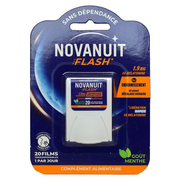 Novanuit Flash 20 films orodispersibles