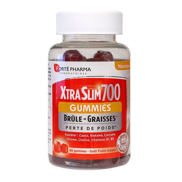 XtraSlim 700 brûle-graisses fruits rouges 60 gummies