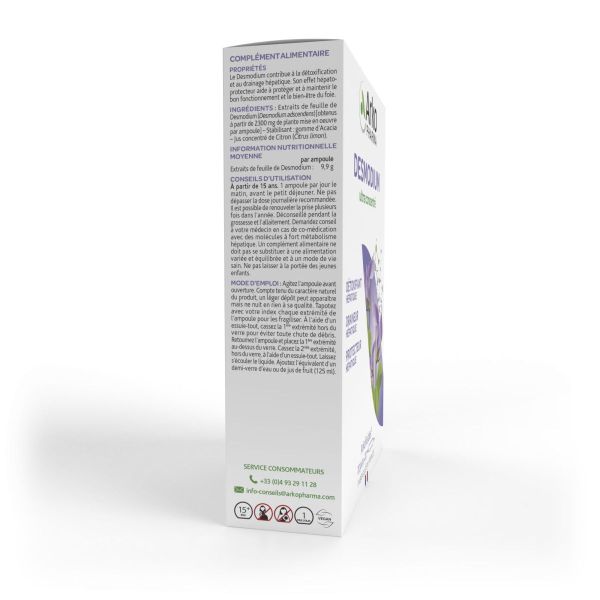 Arkofluides Desmodium 2300mg 20 ampoules