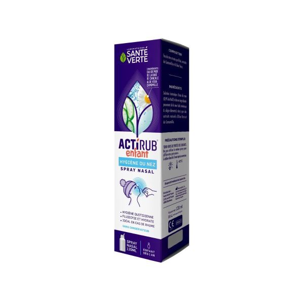 Actirub Enfant hygiène du nez spray nasal 120ml