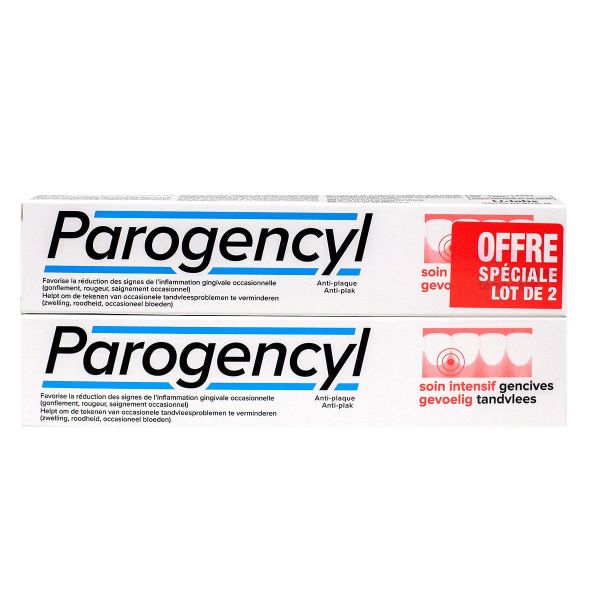 Dentifrice soin intensif gencives 2x75ml