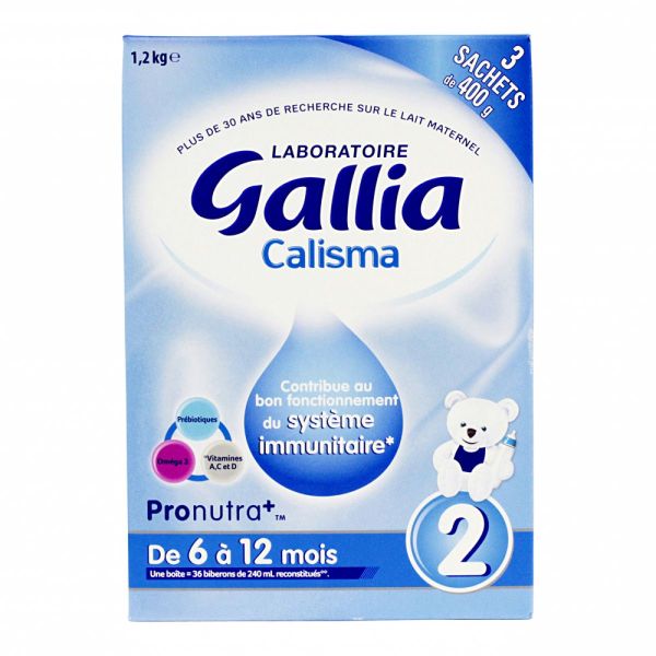 Calisma 2 lait de 6 à 12 mois 2x600g