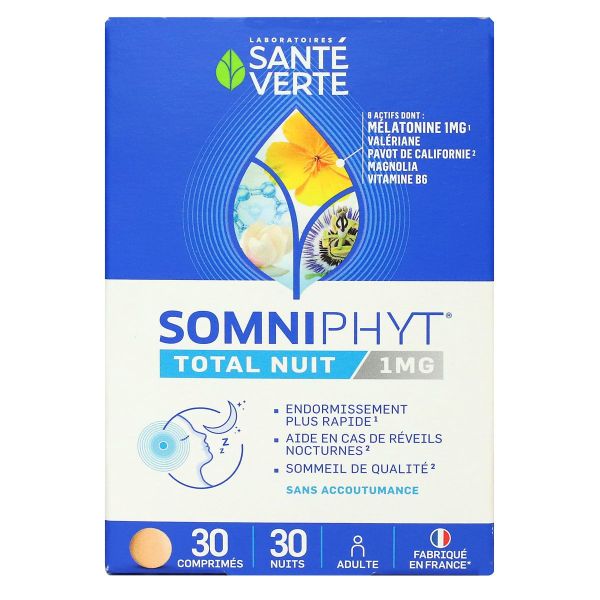 30 comprimés Mélatonine Somniphyt 30'