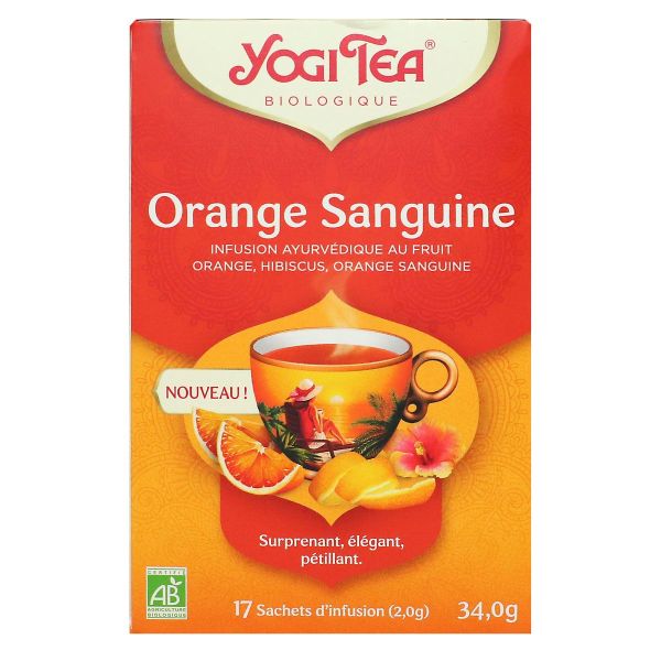 Orange Sanguine bio 17 sachets d'infusion