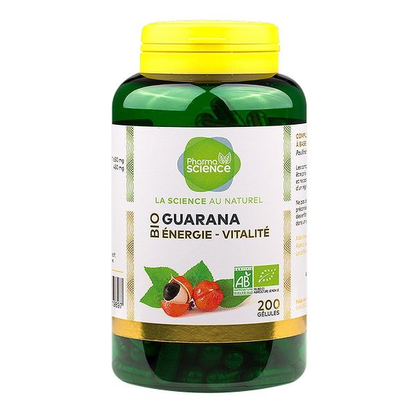 Gélules de guarana bio x200