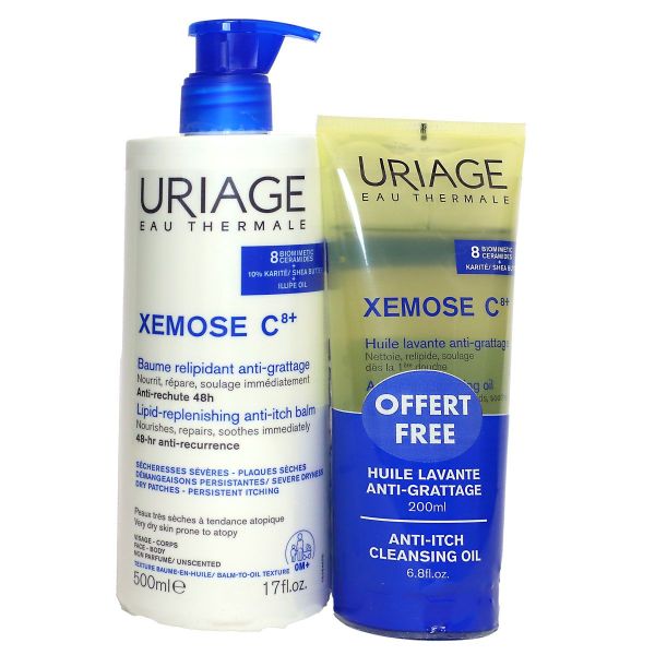 Xémose baume oléo-apaisant 500ml + huile 200ml offerte