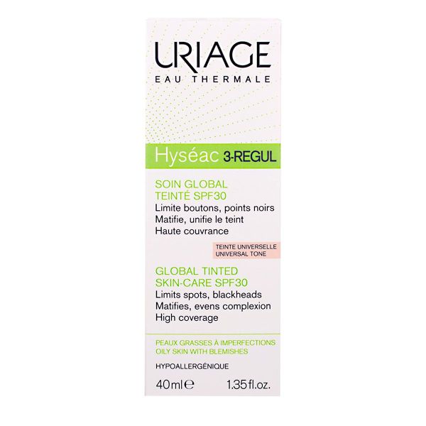 Hyséac 3-régul soin global teinté SPF30 40ml