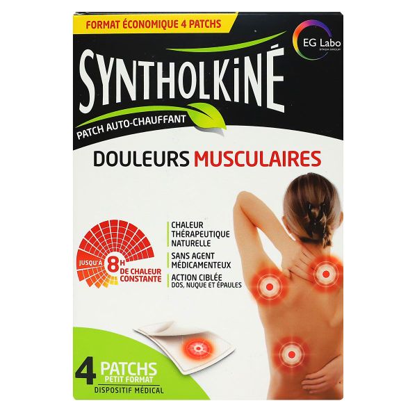 Syntholkiné 4 patchs chauffants petit format