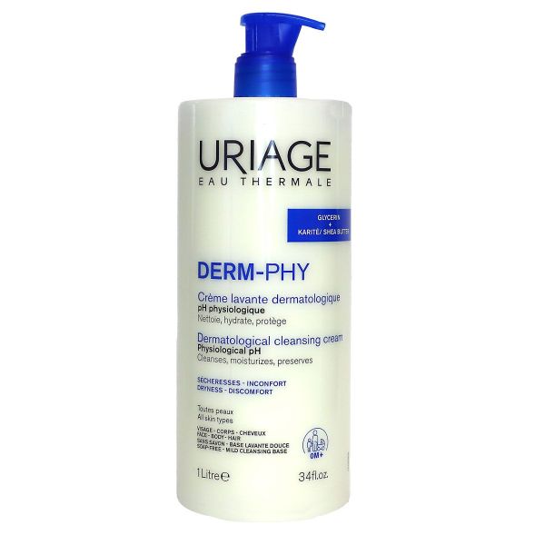 Derm-Phy creme lavante dermatologique toute peau 1 Litre