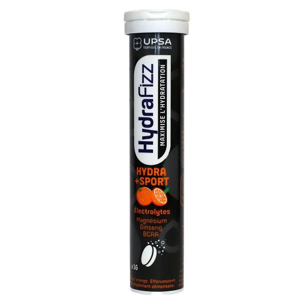 Hydrafizz Hydra+ Sport 16 comprimés effervescents