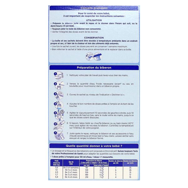Calisma Pocket 0-6 mois dès la naissance 21 sachets x 5 doses