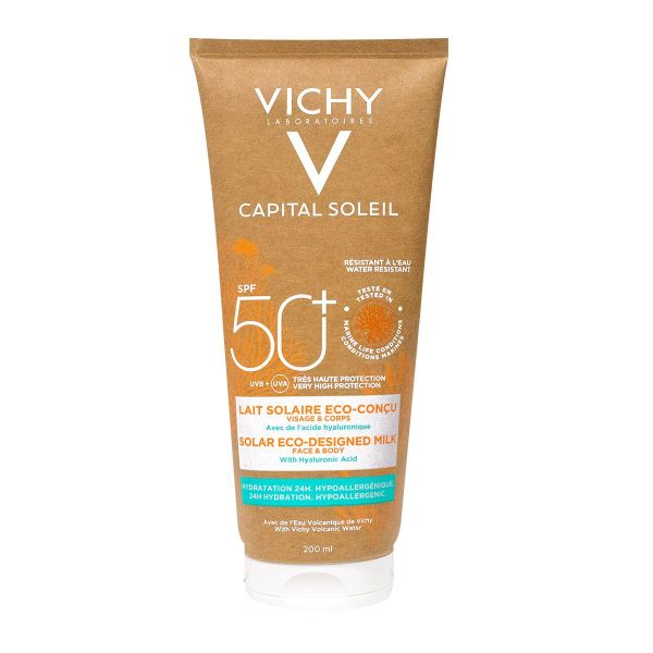 Capital Soleil lait SPF50+ eco-conçu 200ml